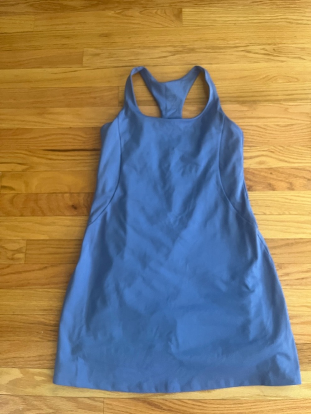 Girlfriend Collective Blue Racerback Athletic Dress